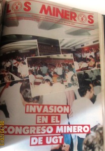 Portada de la revista "LOS MINEROS", el mes de julio-agosto de 1987